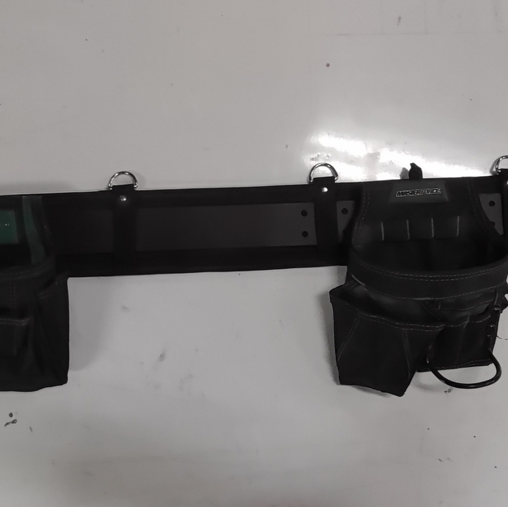 Masterforce Tool Belt With Two Pouches